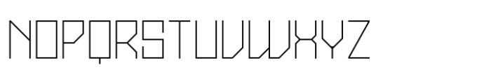 Stallman Thin 175 Font UPPERCASE