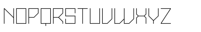 Stallman Thin 200 Font LOWERCASE