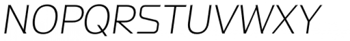 Stamen Thin Italic Font UPPERCASE