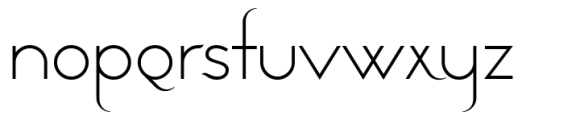 Stamford Regular Font LOWERCASE