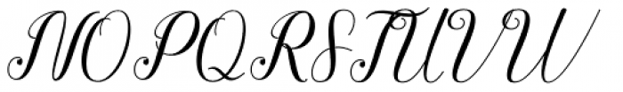 Standey Script Regular Font UPPERCASE