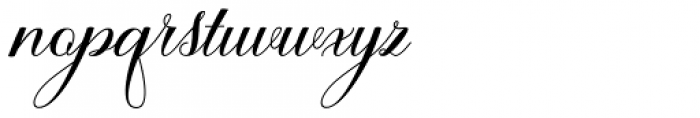 Standey Script Regular Font LOWERCASE