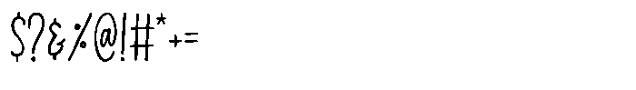 Standing Stars Script Font OTHER CHARS