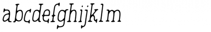 Stankelben Italic Font LOWERCASE