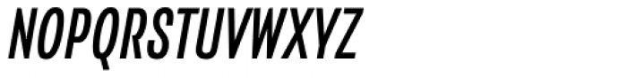 Stapel Condensed Italic Font UPPERCASE