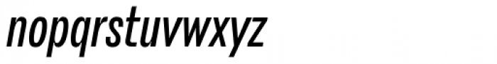 Stapel Condensed Italic Font LOWERCASE