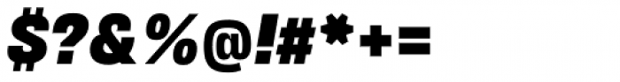 Stapel Narrow Extra Bold Italic Font OTHER CHARS