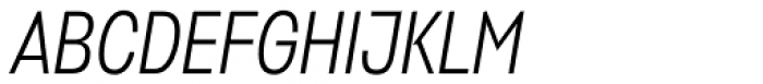 Stapel Narrow Light Italic Font UPPERCASE