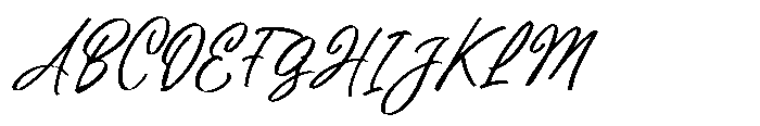 Stapelia Hirsuta Medium Script Font UPPERCASE