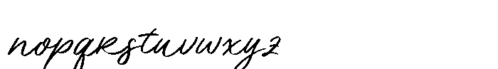Stapelia Hirsuta Medium Script Font LOWERCASE