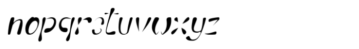 Star Candy 3d Display Inner italic Font LOWERCASE