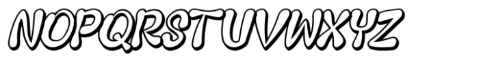 Star Candy 3d Display Shadow Italic Font UPPERCASE