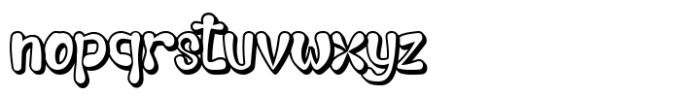 Star Candy 3d Display Shadow Regular Font LOWERCASE