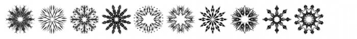 Star Crystals Font UPPERCASE