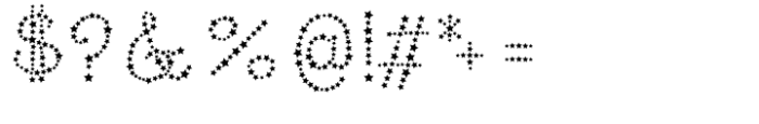Star Cursive Regular Font OTHER CHARS