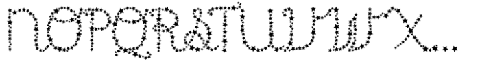 Star Cursive Regular Font UPPERCASE