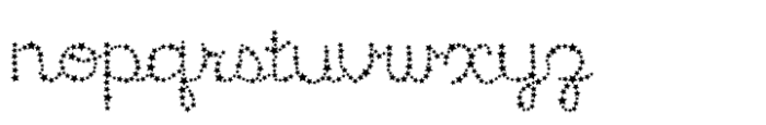 Star Cursive Regular Font LOWERCASE