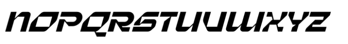 Starion Italic Font UPPERCASE