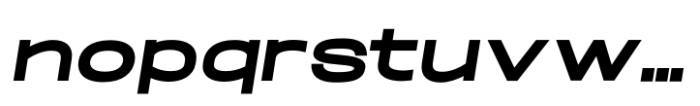 Starleague Black Italic Font LOWERCASE