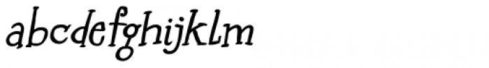 Starlight Lovers Bold Italic Font LOWERCASE