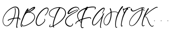 Starlight Tonight Regular Font UPPERCASE