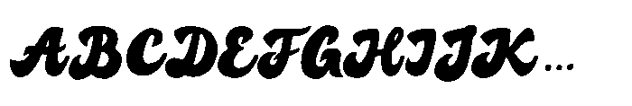 Starlit Layover Font UPPERCASE