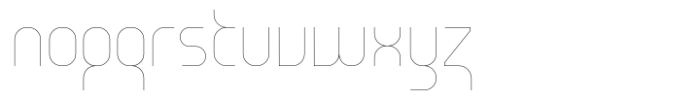 Starpath Thin Font LOWERCASE