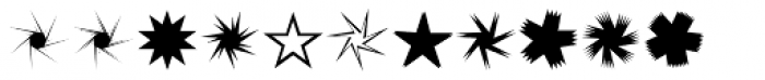 Stars NSpirals EF Regular Font LOWERCASE