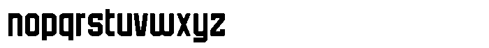 Starting11 Regular Font LOWERCASE