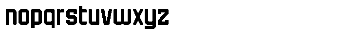 Starting11 Semi Expanded Font LOWERCASE