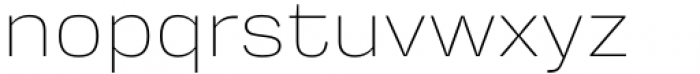 Startup Extralight Font LOWERCASE