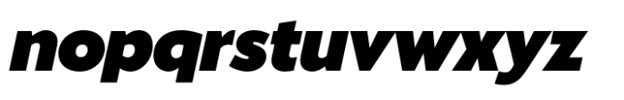 Stasis Black Italic Font LOWERCASE