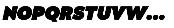 Stasis Ultra Italic Font UPPERCASE