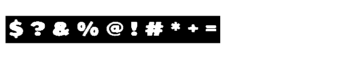 State of the Empire Banner Font OTHER CHARS