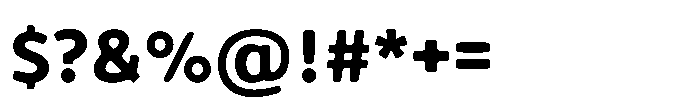 Statos Bold Font OTHER CHARS