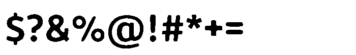 Statos Semi Bold Font OTHER CHARS