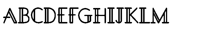 Stavelin - Bold Regular Font UPPERCASE