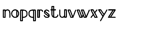 Stavelin - Bold Regular Font LOWERCASE