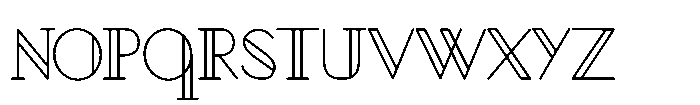 Stavelin Regular Font UPPERCASE