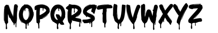 Stay Drips Font UPPERCASE