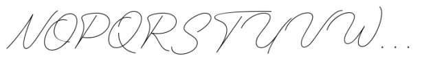 Stay Glory Script Monoline Font UPPERCASE