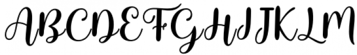 Stay Gracious Regular Font UPPERCASE