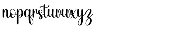 Staycation Script Font LOWERCASE