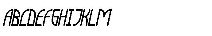 Staylo Italic Regular Font UPPERCASE