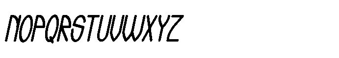 Staylo Italic Regular Font UPPERCASE