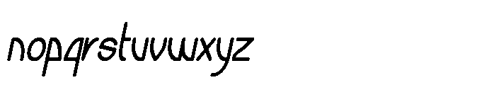 Staylo Italic Regular Font LOWERCASE