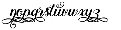 Stayola Swash Bold Font LOWERCASE