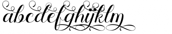 Stayola Swash Font LOWERCASE