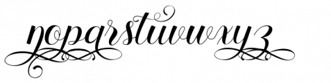 Stayola Swash Font LOWERCASE