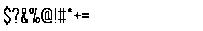 Steam Bean Regular Font OTHER CHARS